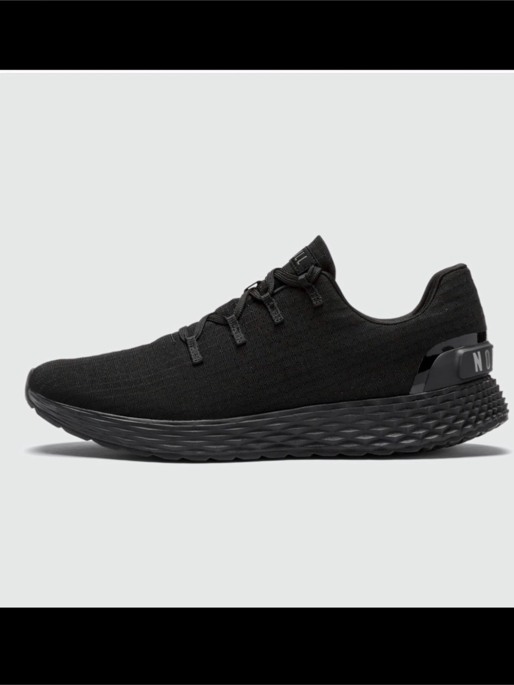 NOBULL ALLDAY RIPSTOP SNEAKER Triple Black